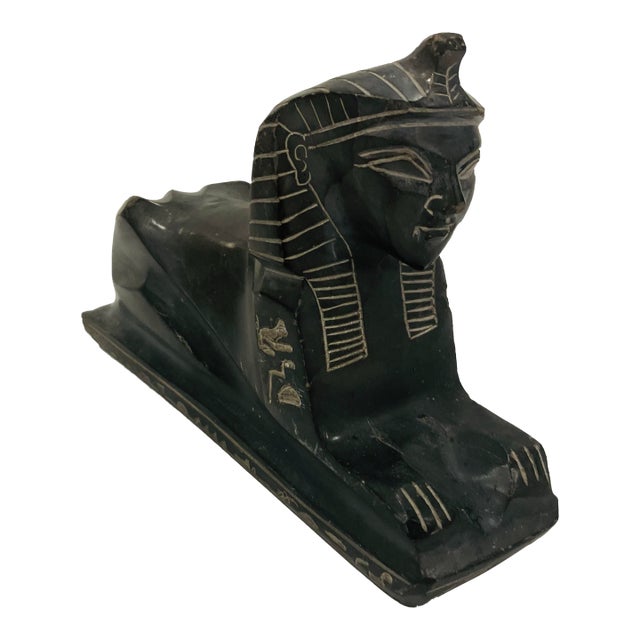 1960s Carved Stone Sphinx For Sale