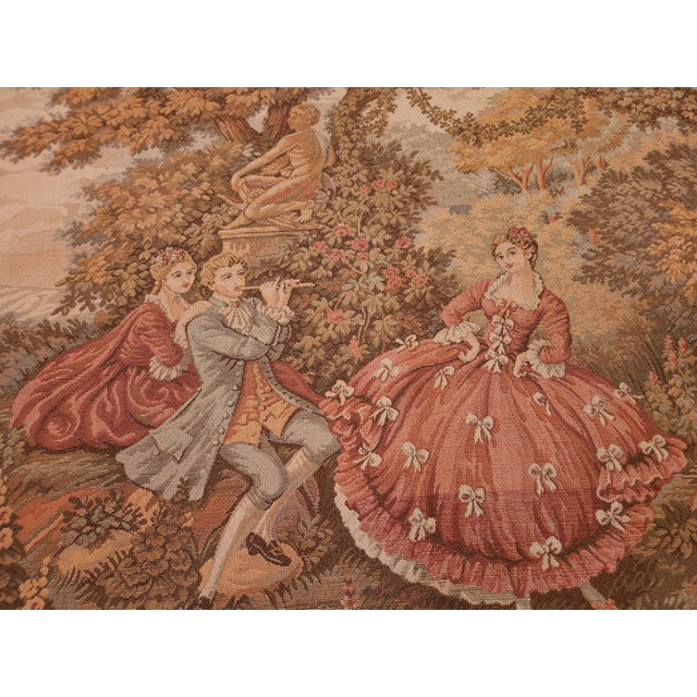 1980s Vintage Jacquard Tapestry, 1960s For Sale - Image 5 of 18