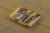 Gray Rug & Kilim Contemporary Rez Kilim Flatweave Rug With Gold & Gray Striped Design For Sale - Image 8 of 10