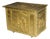 Antique Dutch Chest in Gilt Brass, 19th Century For Sale