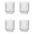 Pillar Tumbler Glass - Set of 4 For Sale
