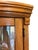 1980s Classic Oak Corner Curio Cabinet - Lighted Glass Display, 4 Glass + 2 Wood Shelves, Excellent Condition For Sale - Image 10 of 14