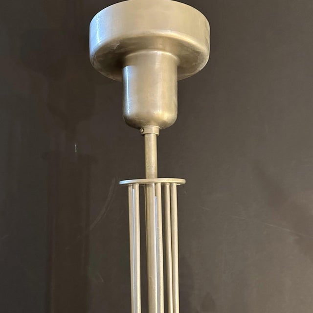 Art Deco Art Deco Period Eight Arm Chandelier Germany circa 1930 For Sale - Image 3 of 5