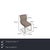 Introducing Team 7 Magnum Stricktex 4-piece chair set in chrome, grey, and beige fabric. I have official proof of...