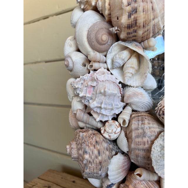 Continenthal Baroque Grotto Style Wall Mirror on the Pewter Base. For Sale In Palm Springs - Image 6 of 11