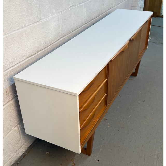 Wood Mid-Century Modern Teak Sideboard by Stonehill Furniture of England. For Sale - Image 7 of 17
