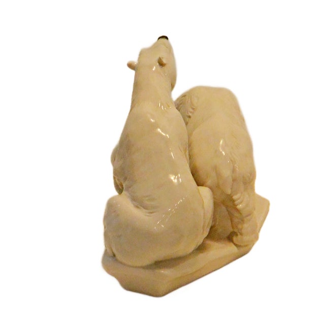 Large Mid-Century Karl Ens German Porcelain Polar Bear Grouping For Sale In Jacksonville, FL - Image 6 of 11