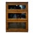 Vintage Bookcase Three Stack Oak Barrister Glass Door Traditional Shelf For Sale