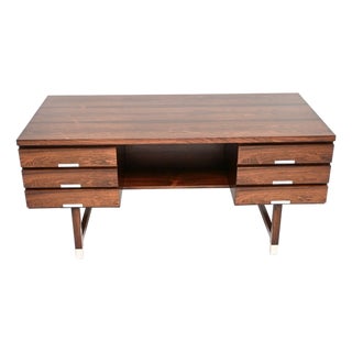 Vintage Danish Model EP401 Executive Desk from Ejgil Petersen Mobelfabrik, 1960s For Sale