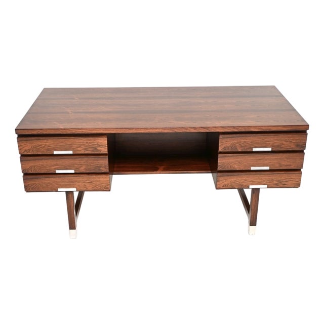 Vintage Danish Model EP401 Executive Desk from Ejgil Petersen Mobelfabrik, 1960s For Sale
