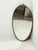 Oval Brass Wall Mirror, Italy, 1950s For Sale - Image 4 of 16