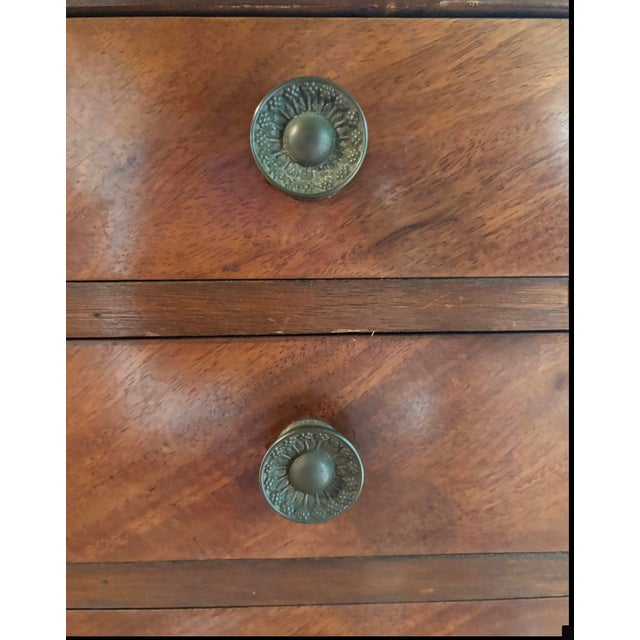 Wood Late Federal Circa 1820 Mahogany Work Table For Sale - Image 7 of 10