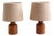 Kirk Copenhagen Teak Table Lamps, 1960s, Set of 2 For Sale