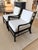 Pair of Large Scale Ladder Back Chairs With Woven Seats For Sale - Image 11 of 11