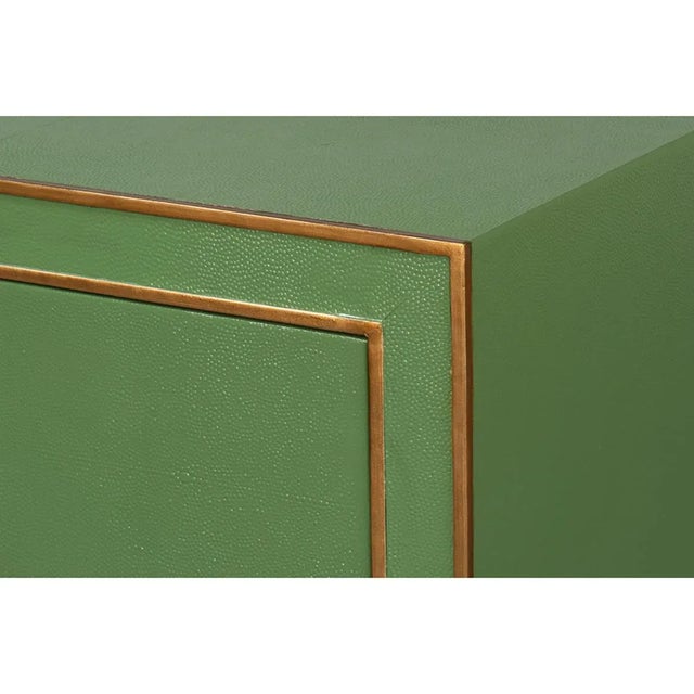 Art Deco Style Dresser in Green For Sale In Raleigh - Image 6 of 11