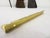 Metal Wall Mount ~ Mid Century Modernist Brass Fireplace Tools Set ~ Donald Deskey Era For Sale - Image 7 of 17