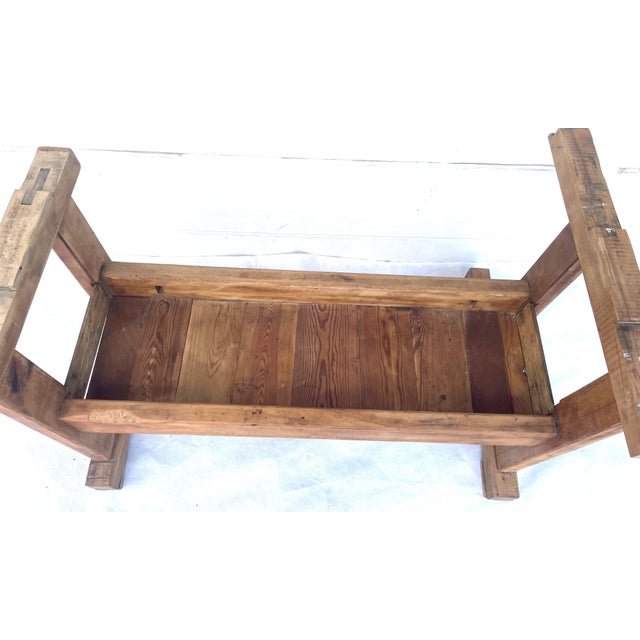 Carpenters Workbench with Drawer and Trough, 1900s For Sale - Image 10 of 18