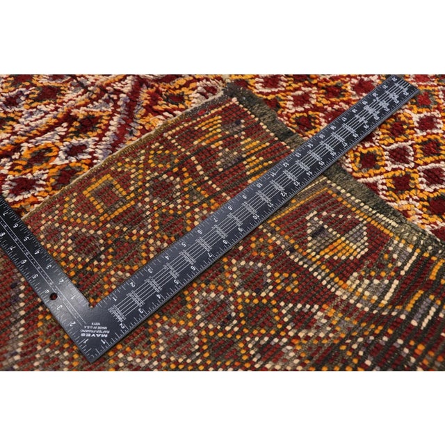 Late 20th Century Vintage Beni MGuild Moroccan Rug - 05'08 X 11'03 For Sale - Image 5 of 8