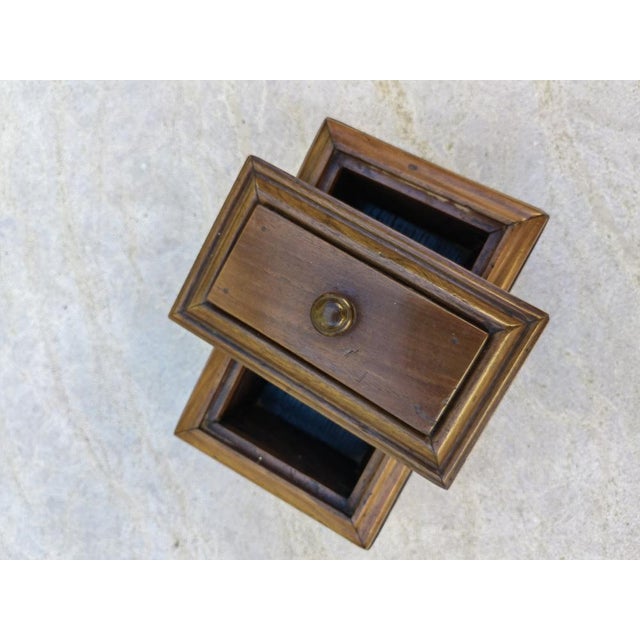 Brown Vintage Jewelry Box, 1960s For Sale - Image 8 of 18