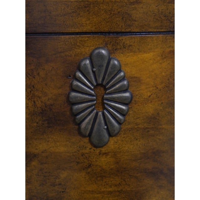 Touchstone Country French Louis XV Walnut Finish Chest For Sale - Image 9 of 18