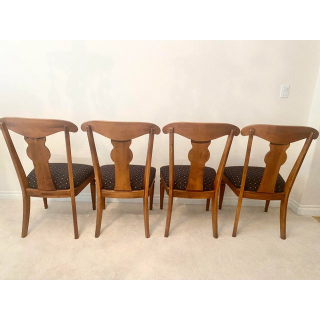 Ethan Allen Country Crossings Chairs Set of Four Excellent "Mint" Condition Late 20th Century. For Sale In Denver - Image 6 of 13