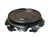 6" Dark Black Brown Scalloped Apron Legs Round Wood Table Top Stand Easel For Sale - Image 4 of 6