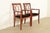 English Bernhardt Regency Carved Mahogany Armchairs | Pair For Sale - Image 3 of 16
