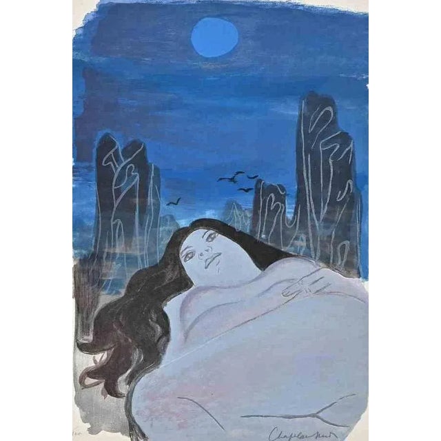 Modern Roger Chapelain-Midy, Woman, Lithograph, 1971 For Sale - Image 3 of 3