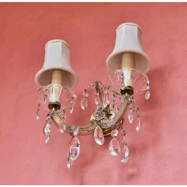 Theresian 2-Armed Wall Sconce For Sale - Image 11 of 11