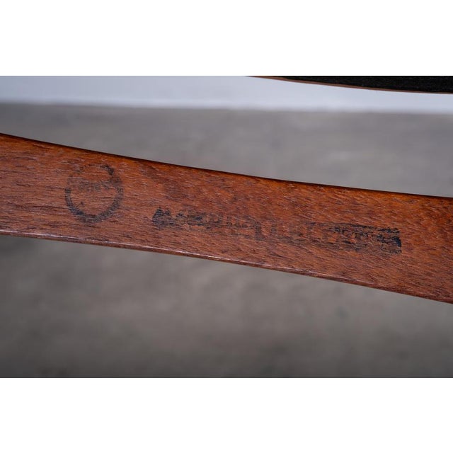 Wood Model 255 Dining Chairs by Henning Kjærnulf for Bruno Hansen, Denmark, 1960s, Set of 4 For Sale - Image 7 of 13