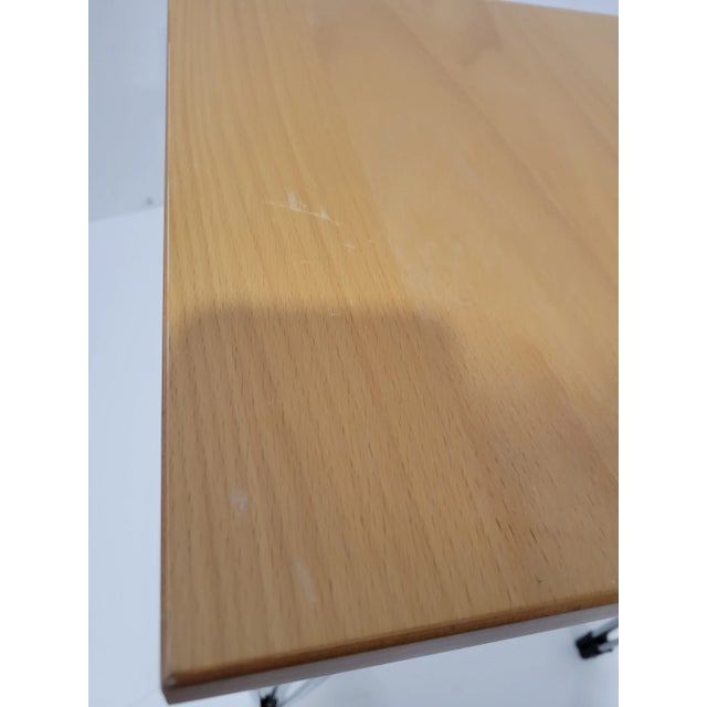 1980s Fritz Hansen Attributed Danish Modern Pin Age Birch Side Table For Sale - Image 9 of 10