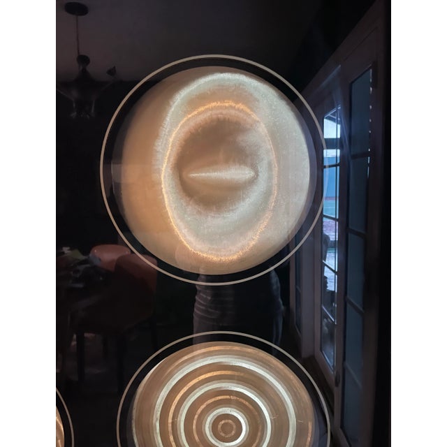 Vintage Framed Gold and Black Hologram Art Piece For Sale In Los Angeles - Image 6 of 8