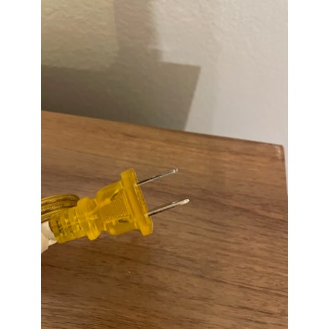 Stiffel 1990s Stiffel Metal Table Lamp With Original Shade For Sale - Image 4 of 4