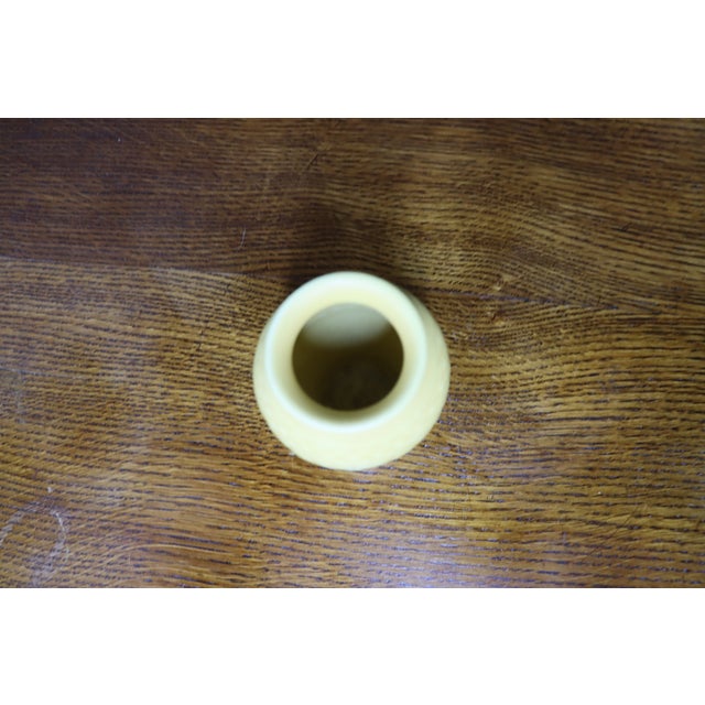 Rookwood Pottery Yellow Matte Glaze Art Deco Vase, Form 2870 For Sale - Image 9 of 9