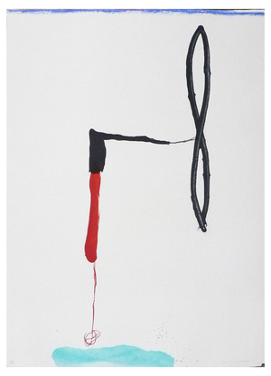 Josep Maria Riera I Arago, Avio en angulo sobre agua, 2010, Etching