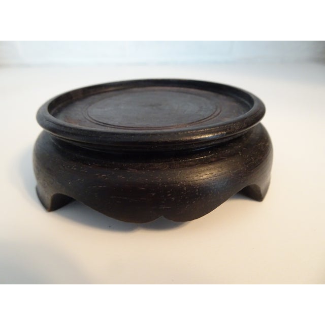 Japanese Porcelain Ginger Jar With Base For Sale - Image 4 of 5