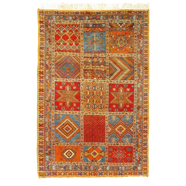 Vintage Hand Knotted Vintage Moroccon Rug For Sale - Image 4 of 4