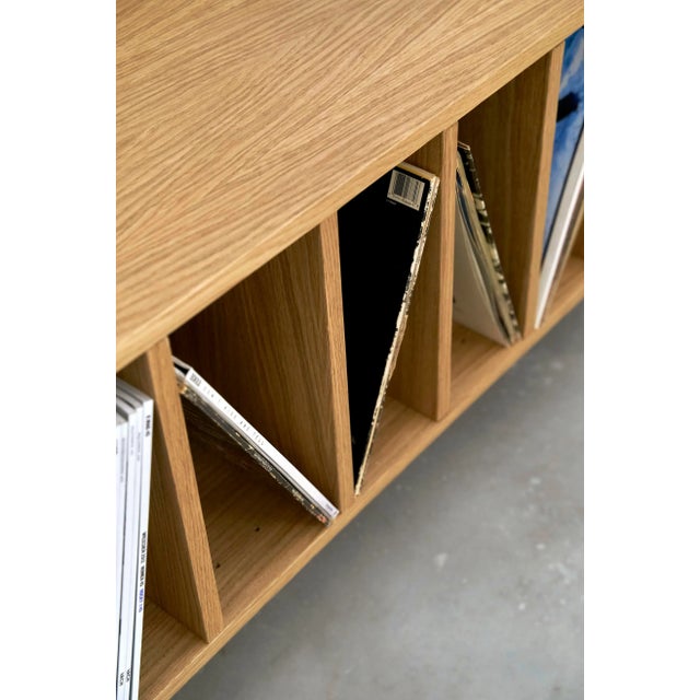 Danish Oak Bookcase For Sale - Image 3 of 7