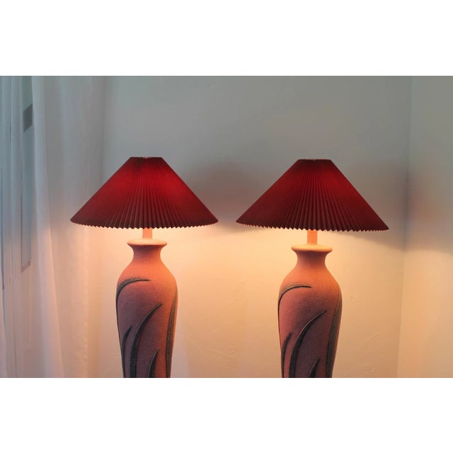 Pair of Vintage 80s/90s Floor Lamps For Sale - Image 4 of 5