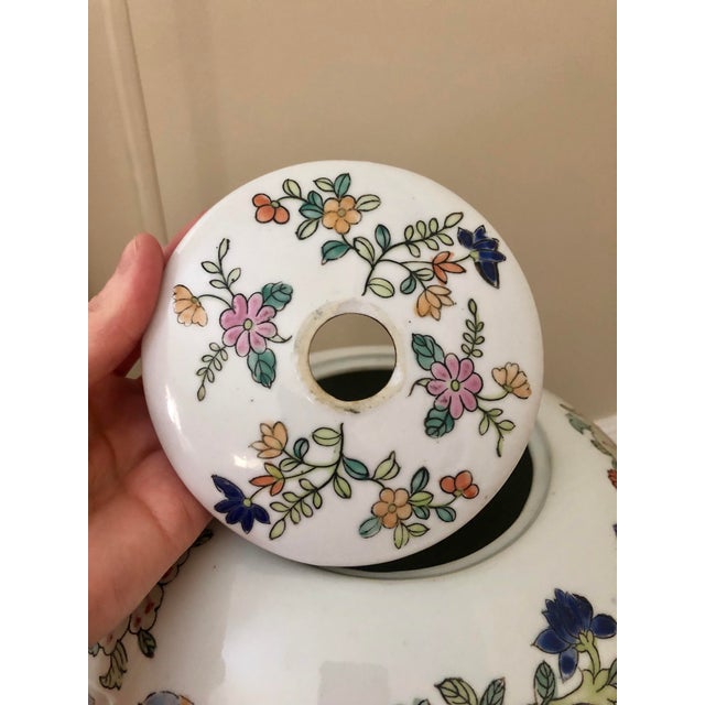 Asian Vintage Tobacco Leaf Vase For Sale - Image 3 of 10