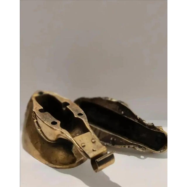 1960s 1960s Ted Arnold Ltd. Brass Tone Metal Horse Head Tape Dispenser For Sale - Image 5 of 10