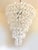 Transparent and White “Ricci” Murano Glass Chandelier For Sale - Image 10 of 10