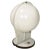 Italian Space Age Spherical Table Lamp in White Plastic, 1970s For Sale - Image 12 of 12