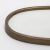 Oval Tray in White Shagreen With Bronze Patina Brass by Kifu Paris For Sale - Image 10 of 10