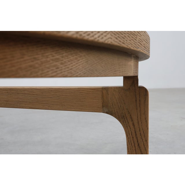 Modern Table in Cedar Wood and Glass, Italy, Late 20th Century For Sale - Image 6 of 12