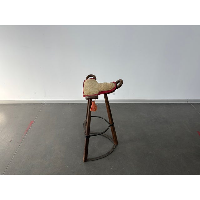 Vintage Brutalist Marbella Stool by Sergio Rodrigues, 1970s For Sale - Image 4 of 16