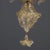 Blown Glass Chandelier with Gilding For Sale - Image 10 of 12
