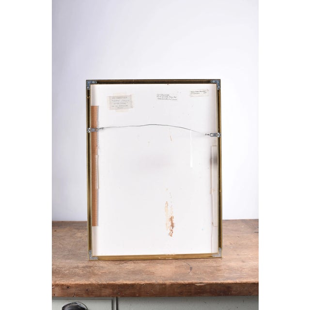 Abstract Mid 20th Century Ed Shewmake (American 1920 - 2008) Oil on Plexiglass "Please Follow Directions" For Sale - Image 3 of 3