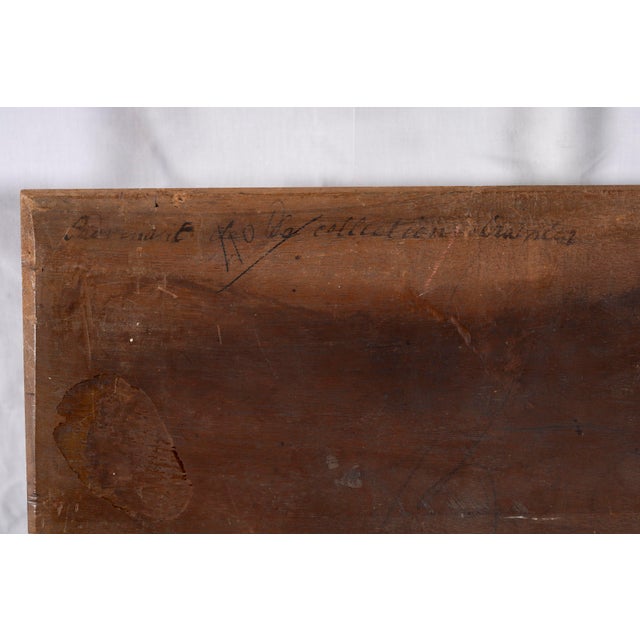 Unknown, Spring Landscape with Poplar Trees, 1800s, Oil on Panel For Sale - Image 12 of 18