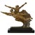 Robert Delandre, Art Deco Bronze Sculpture of 3 Athletes: Allegory of Speed, 1930, Bronze & Marble For Sale - Image 12 of 12